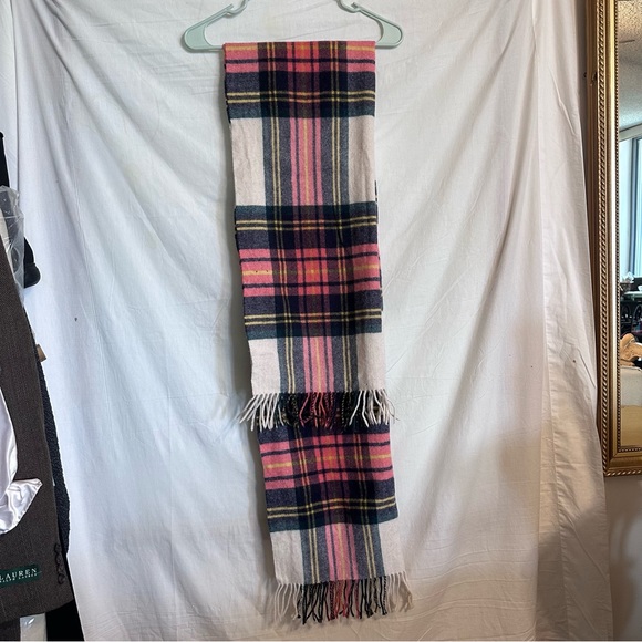 J. Crew Plaid Wool Scarf - Picture 2 of 6